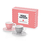Illy Mona Hatoum Espresso Cups - Set of 2 Cups