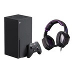 XBOX SERIES X CONSOLE 1TB WITH SADES HEADSET