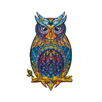 WOODEN JIGSAW PUZZLE CHARMING OWL