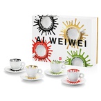 Illy Art Collection Ai Weiwei Cups- Ser of 4 Espresso Cups