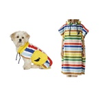 Matching Beach Dog Bathrobe Set