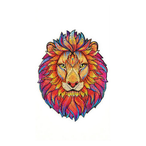 WOODEN JIGSAW PUZZLE MYSTERIOUS LION