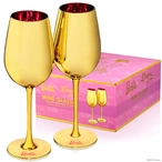 Dragon Glassware x Barbie Wine Glasses Dreamhouse Collection Set of 2