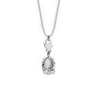 PENDANT WHITE/PINK - SILVER 925 - TDALAL EXCLUSIVE