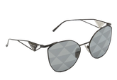 Prada Sunglasses 0050ZS Black Cat Eye Frame