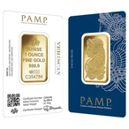 1 Ounce (31.1g)  Suisse Lady PAMP